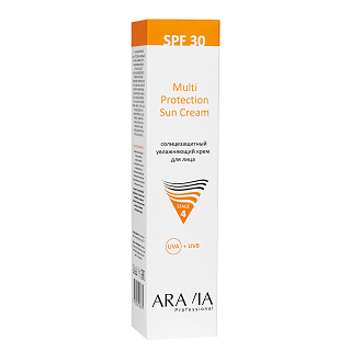 Солнцезащитный увлажняющий крем для лица Multi Protection Sun Cream SPF 30, 100 мл.