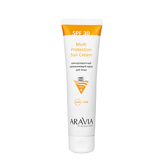 Солнцезащитный увлажняющий крем для лица Multi Protection Sun Cream SPF 30, 100 мл.