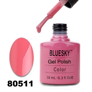 Гель-лак Bluesky 80511-Розово-лиловый,пастельный, 10 мл.