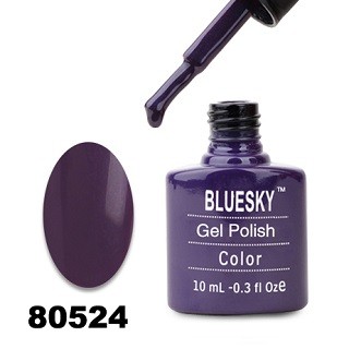 Гель-лак Bluesky 80524-Темно-фиолетовый, 10 мл.