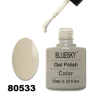 Гель-лак Bluesky 80533-Молочно-желтый, 10 мл.