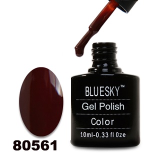 Гель-лак Bluesky 80561-Темно-вишневый, 10 мл.