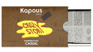 Casual, пластина для стемпинга "Crazy story", арт. 2364