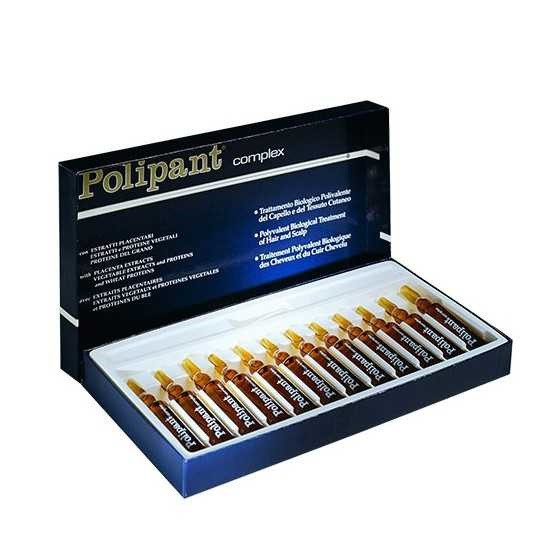 POLIPANT COMPLEX Комплекс с плацентарными и растительными экстрактами, растительными протеинами против выпадения волос и активизации роста волос, 10 мл.