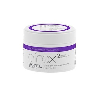 Estel. Глина для моделирования волос с матовым эффектом пластичная фиксация AIREX, 65 мл.