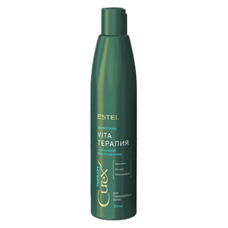 Estel. Шампунь "Vita-терапия" для повреждённых волос CUREX THERAPY, 300 мл.