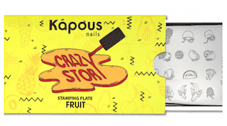 Fruit, пластина для стемпинга "Crazy story", арт. 2365