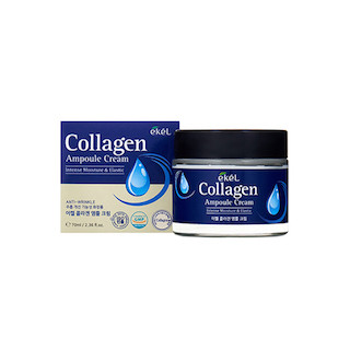 EKEL Collagen Ampule Cream Ампульный крем для лица с коллагеном, 70 мл.