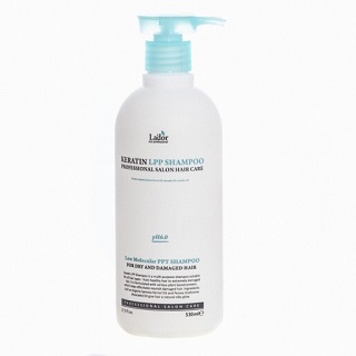Lador Keratin LPP Shampoo Безсульфатный шампунь для волос с кератином, 530 мл.