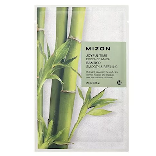 MIZON Тканевая маска для лица с экстрактом бамбука Joyful Time Essence Mask Bamboo, 23 мл.