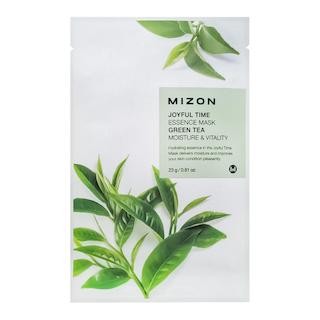MIZON Тканевая маска для лица с экстрактом зелёного чая Joyful Time Essence Mask Green Tea, 23 мл.