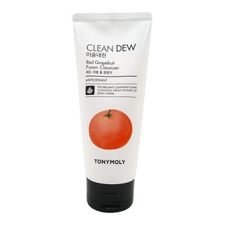 TONYMOLY CLEAN DEW Red Grapefruit Foam Cleanser Очищающая пенка для умывания с экстрактом красного грейпфрута, 180 мл.