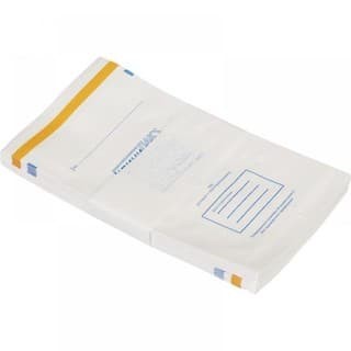 Крафт-пакеты, бумажные самоклеющиеся 115х200 (белые, влагопроч.) 100 шт/уп.