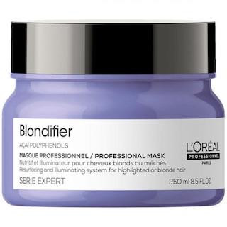 L'Oreal Professionnel Serie Expert Blondifier Gloss Маска для сияния осветленных и мелированных волос, 250 мл.