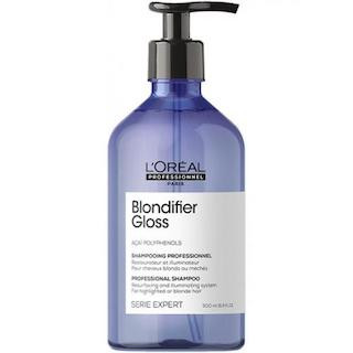 L'Oreal Professionnel Serie Expert Blondifier Gloss Шампунь для сияния осветленных и мелированных волос, 500 мл.