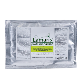 Lamaris. Альгинатная пластифицирующая маска против мимических морщин с аргирелином, 30 гр.