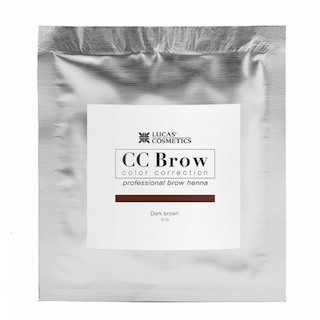 CC Brow Хна для бровей (dark brown) темно-коричневая, в саше, 5 гр.