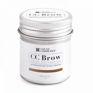 CC Brow Хна для бровей (grey brown) серо-коричневая, в баночке, 5 гр.