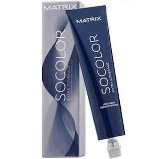 Matrix Socolor Beauty 506M темный блондин мокка, стойкая крем-краска для седых волос