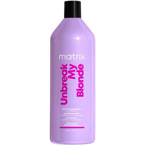 Matrix Total Results Unbreak My Blonde Кондиционер укрепляющий для осветленных волос, 1000 мл.