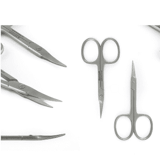 Ножницы для кожи METZGER CS-2/2-D (CVD) Изогнутые (матовые)