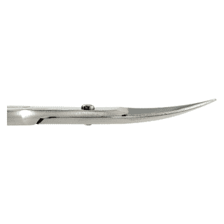 Ножницы для кожи METZGER CS-797-S (CVD) Изогнутые (блестящие)