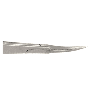 Ножницы для кожи METZGER CS-908-D (CVD) Изогнутые (матовые)