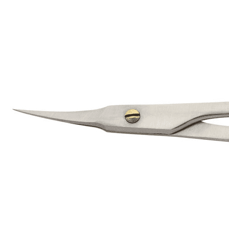 Ножницы для кожи METZGER CS-909-D (CVD) Изогнутые (матовые)