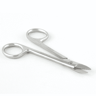 Ножницы для ногтей METZGER NS-701-S (CVD) Изогнутые (блестящие)