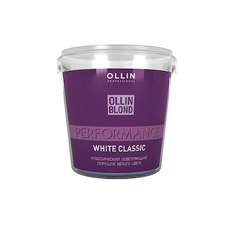 OLLIN BLOND PERFORMANCE Классический Осветляющий порошок белого цвета, 500 гр.