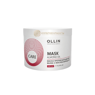 OLLIN CARE Маска для волос против выпадения с маслом миндаля Almond Oil Mask, 500 мл.