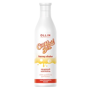 OLLIN Крем-шампунь "Медовый коктейль" гладкость и эластичность волос, 400 мл.