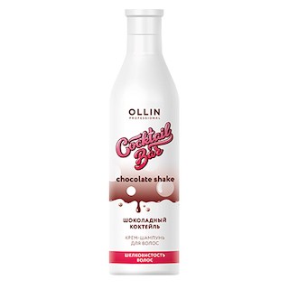 OLLIN Крем-шампунь "Шоколадный коктейль" объем и шелковистость волос, 400 мл.