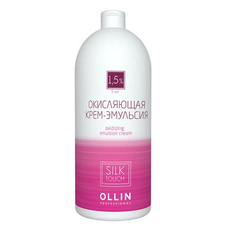 OLLIN silk touch. 1.5% 5vol. Окисляющая крем-эмульсия 1000 мл.