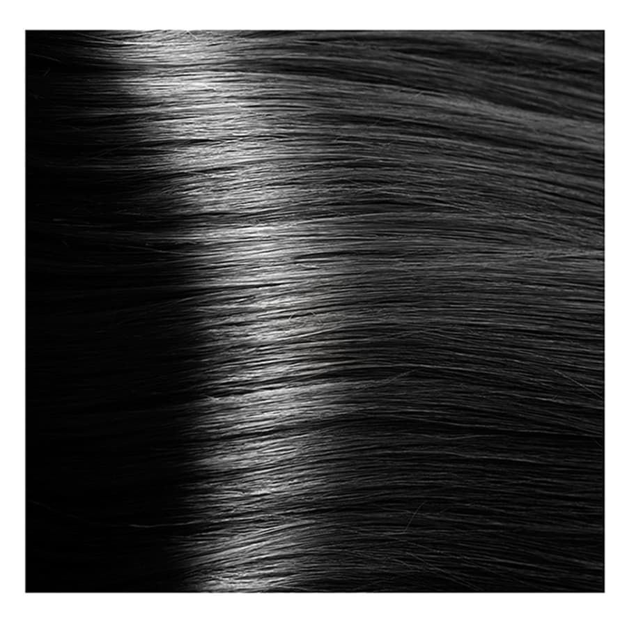 S 1.0 черный, крем-краска для волос с экстрактом женьшеня и рисовыми протеинами, 100 мл.