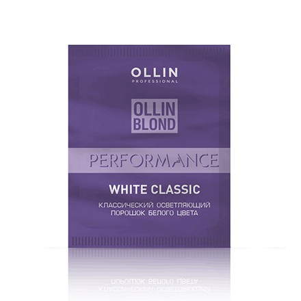 OLLIN BLOND PERFORMANCE Классический Осветляющий порошок белого цвета, 30 гр.