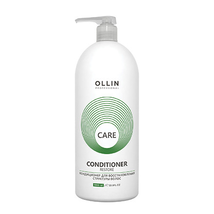 OLLIN CARE Кондиционер для восстановления структуры волос Care Restore, 1000 мл.