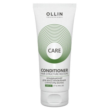 OLLIN CARE Кондиционер для восстановления структуры волос Care Restore, 200 мл.