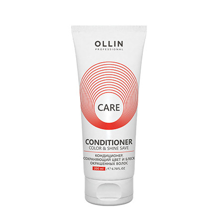 OLLIN CARE Кондиционер сохраняющий цвет и блеск окрашенных волос Care Color&Shine Save, 200 мл.