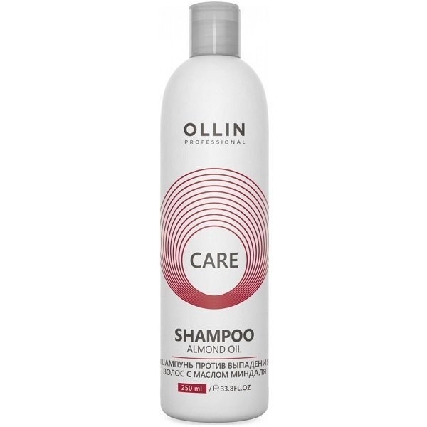 OLLIN CARE Шампунь для волос против выпадения с маслом миндаля Almond Oil Shampoo, 250 мл.