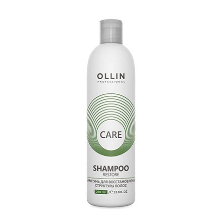 OLLIN CARE Шампунь для восстановления структуры волос Care Restore, 250 мл.