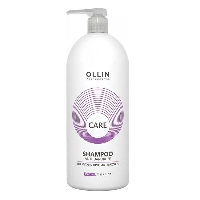 OLLIN CARE Шампунь против перхоти Anti-dandruff shampoo, 1000 мл.