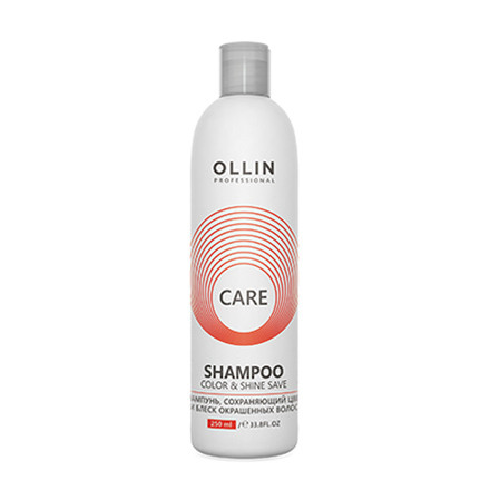 OLLIN CARE Шампунь сохраняющий цвет и блеск окрашенных волос Care Color&Shine Save, 250 мл.