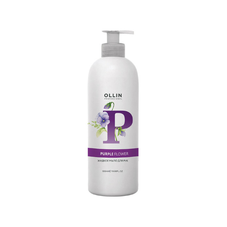OLLIN SOAP Жидкое мыло для рук "Purple Flower", 500 мл.