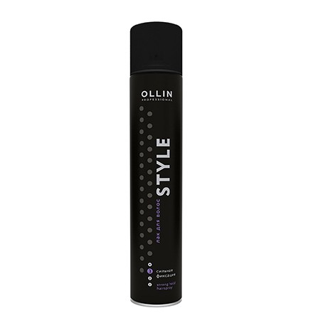 OLLIN STYLE Лак для волос сильной фиксации, 500 мл.