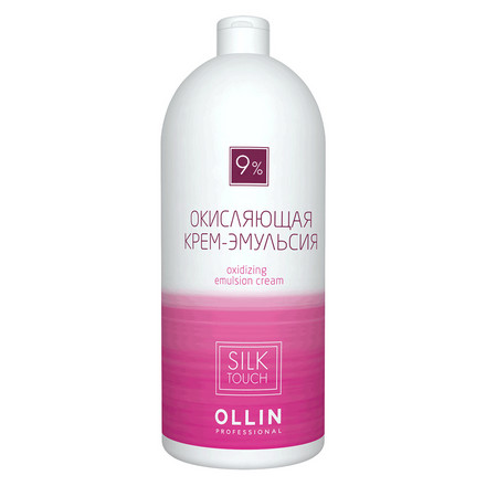 OLLIN silk touch. 9% 30vol. Окисляющая крем-эмульсия 1000 мл.