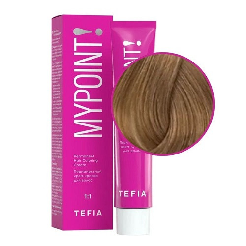 Tefia. Mypoint 8.0 светлый блондин натуральный Перманентная крем-краска для волос, 60 мл.