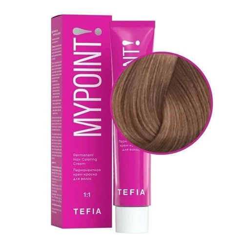 Tefia. Mypoint 8.8 светлый блондин коричневый Перманентная крем-краска для волос, 60 мл.