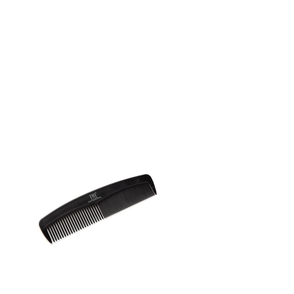Расчёска для стрижек TNL, комбинированная, 125 мм, черная