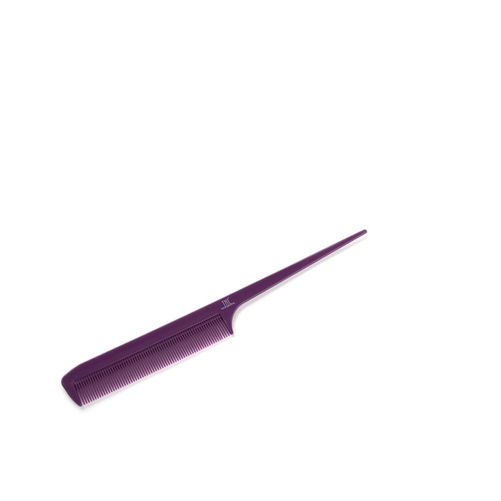 Расчёска для волос TNL с разделителем прядей, 210 мм, баклажановая